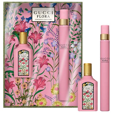 gucci mini set perfume gardenia|Gucci flora gorgeous gardenia original.